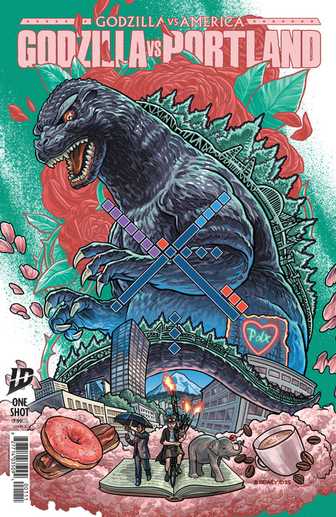 Godzilla vs. America: Portland 1 Comic Benjamin Dewey IDW Publishing 2026