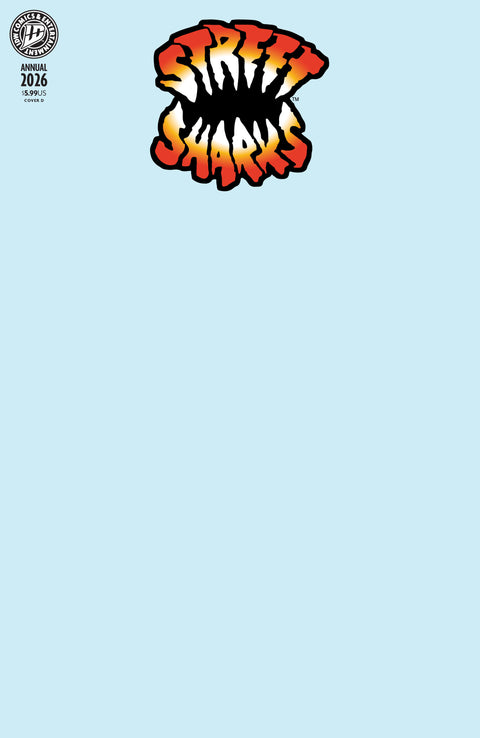 Street Sharks: Annual 2026 Variant D (Blank Sketch) IDW Publishing Jordan Morris Ariel Medel 