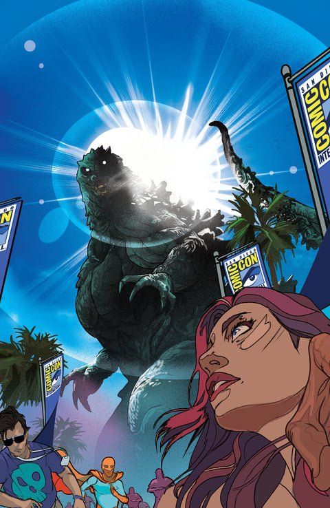 Godzilla Vs. America: San Diego Variant RI (25) (Ward Full Art) 1:25 IDW Publishing Various Various Christian Ward