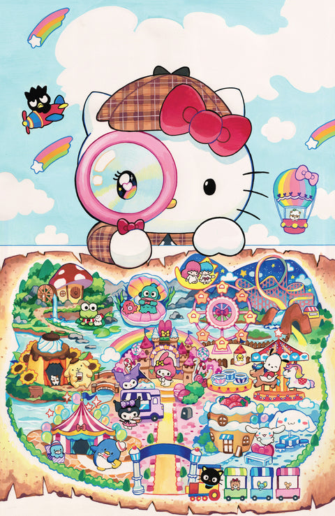 Hello Kitty and Friends: Hello World! #1 Variant RI (100) (Gonzales Full Art) 1:100 IDW Publishing Mariko Tamaki Cody Lemieux Rian Gonzales