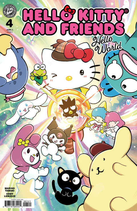 Hello Kitty and Friends: Hello World! #4 Variant B (Arq) IDW Publishing Mariko Tamaki Cody Lemieux Miles Arq