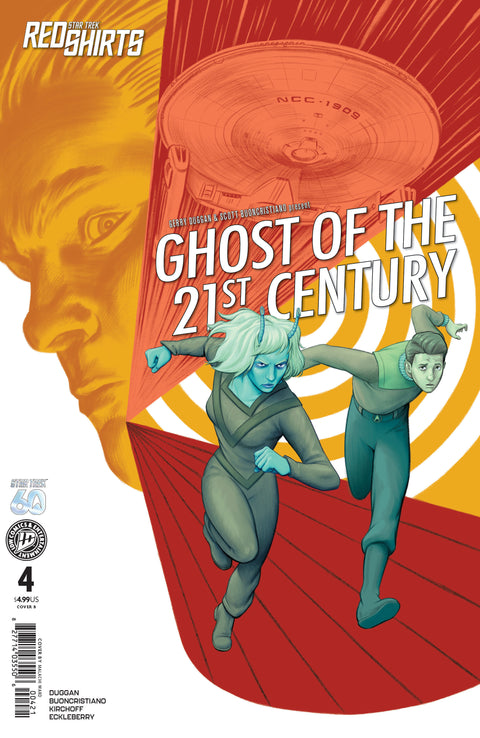Star Trek: Red Shirts--Ghost of the 21st Century #4 Variant B (Ward) IDW Publishing Gerry Duggan Scott Buoncristiano Malachi Ward