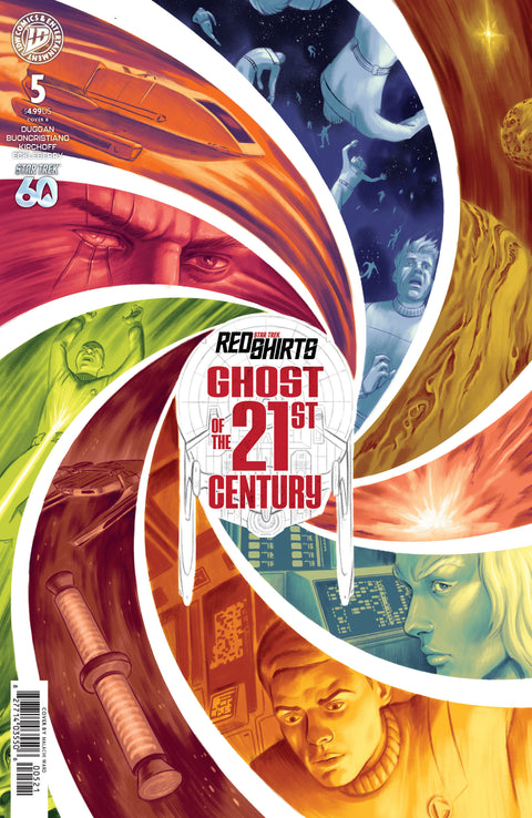 Star Trek: Red Shirts--Ghost of the 21st Century #5 Variant B (Ward) IDW Publishing Gerry Duggan Scott Buoncristiano Malachi Ward