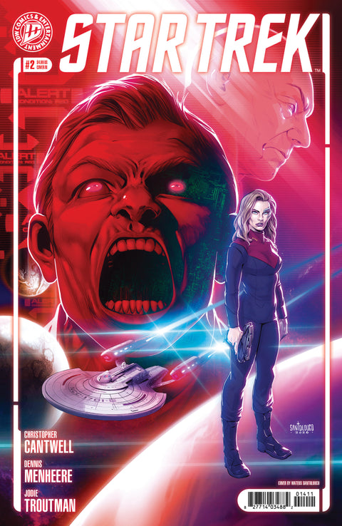 Star Trek (2026) #2 Variant RI (10) (Santolouco) 1:10 IDW Publishing Christopher Cantwell Dennis Menheere Mateus Santolouco