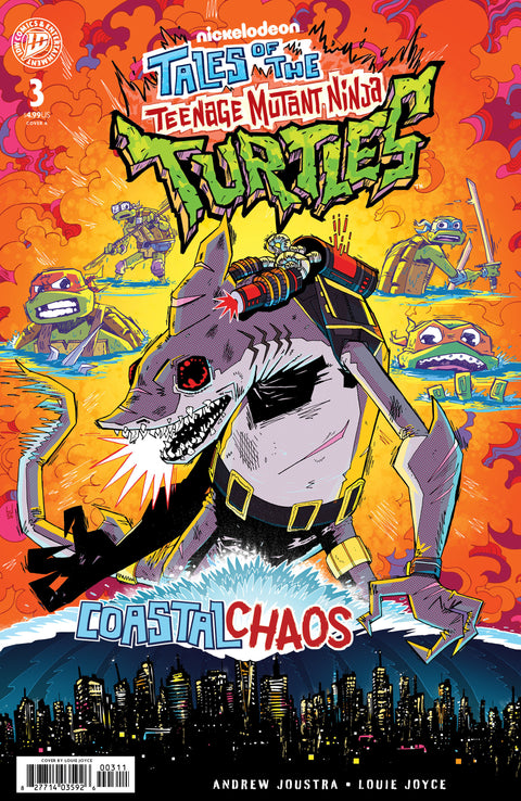 Tales of the Teenage Mutant Ninja Turtles: Coastal Chaos #3 Cover A (Joyce) IDW Publishing Andrew Joustra Louie Joyce Louie Joyce