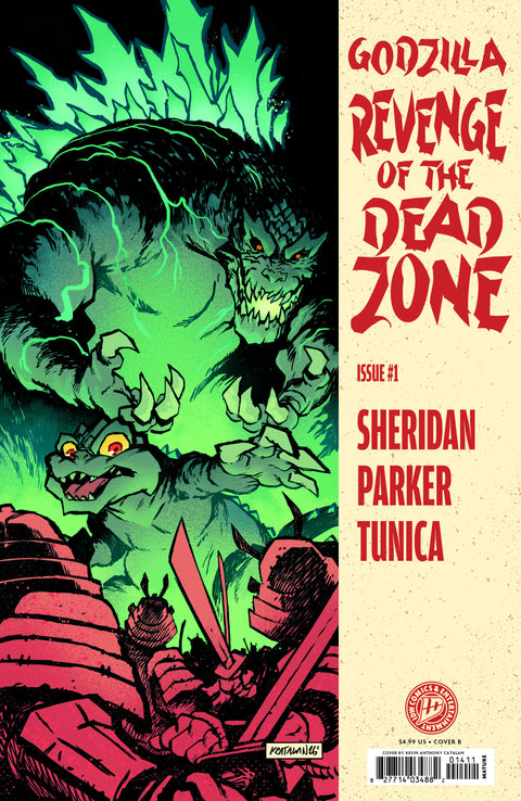 Godzilla: Revenge of the Deadzone [Kai-Sei Era] #1 Variant B (Catalan Homage Cover) IDW Publishing Ethan Parker Pablo Tunica Kevin Anthony Catalan