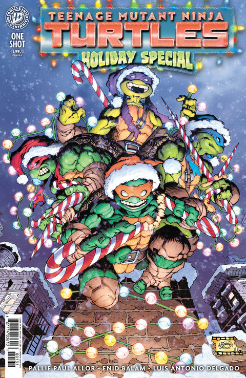 Teenage Mutant Ninja Turtles: Holiday Special Variant C (Robson) IDW Publishing Pallie Paul Allor Enid Balám Will Robson