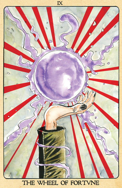 Minor Arcana #9 D 1:10 INCV Tarot Card Variant (Full Art, Lemire) 1:10 Boom Entertainment Jeff Lemire Letizia Cadonici Jeff Lemire