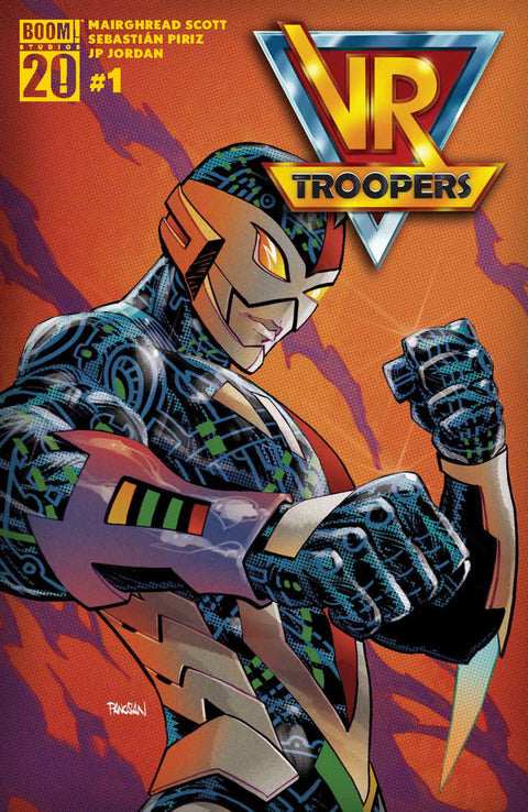 VR Troopers #1 C BOOM 20th Anniversary Variant (Dressed, Panosian) Boom Entertainment Mairghread Scott Sebastián Piriz Dan Panosian