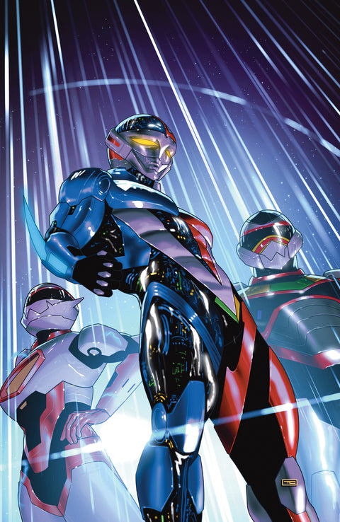 VR Troopers #1 E Foil Variant (Full Art, Clarke) Boom Entertainment Mairghread Scott Sebastián Piriz Taurin Clarke