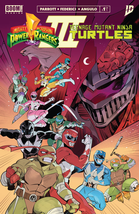 Mighty Morphin Power Rangers / Teenage Mutant Ninja Turtles, Vol. 3 1 Comic 2nd Printing Jodi Nishijima Boom! Studios 2025