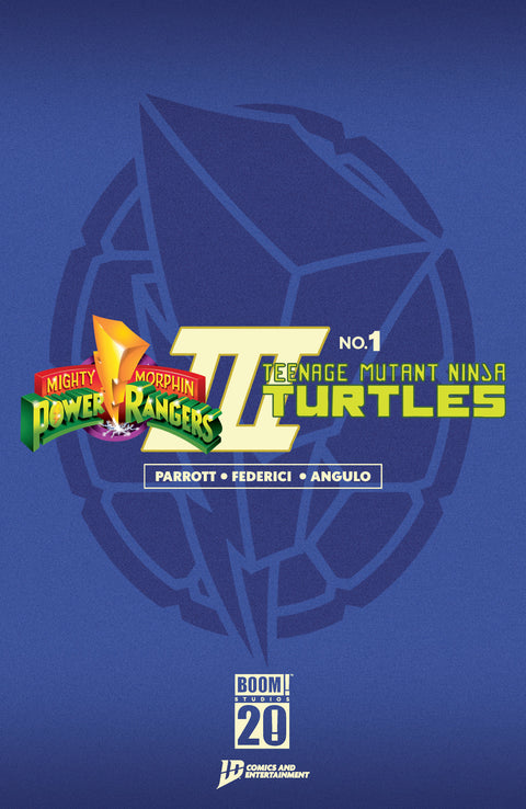 Mighty Morphin Power Rangers / Teenage Mutant Ninja Turtles, Vol. 3 1 Comic Intermix Design Polybag Variant Boom! Studios 2025