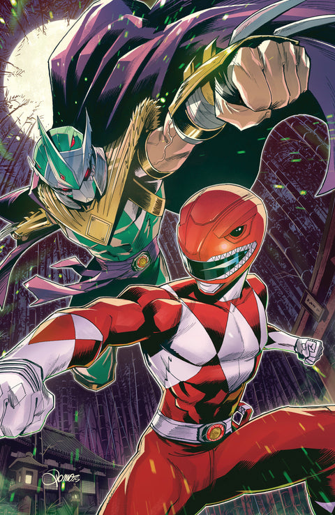 Mighty Morphin Power Rangers / Teenage Mutant Ninja Turtles, Vol. 3 2 Comic Alessio Zonno Virgin Foil Variant Boom! Studios 2025