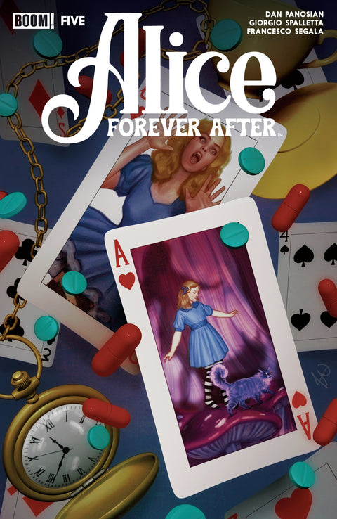 Alice Forever After #5 E FOC Reveal Variant (Dressed, Puebla) Boom Entertainment Dan Panosian Giorgio Spalletta Rebeca Puebla