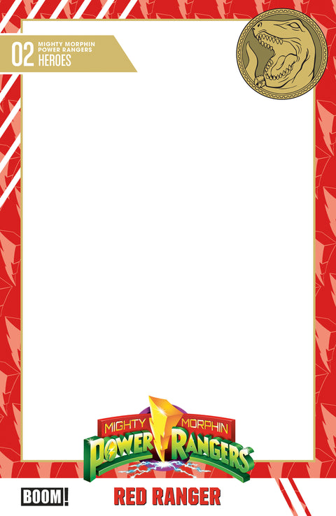 Mighty Morphin Power Rangers (2026) #2 D Trading Card Blank Sketch Variant Boom Entertainment Marguerite Bennett Andrew Lee Griffith 