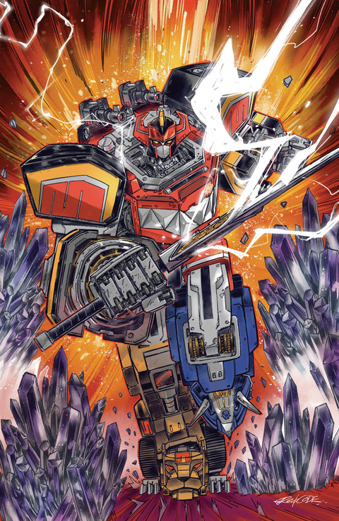 Mighty Morphin Power Rangers (2026) #2 G 1:20 INCV (Full Art, Redcode) 1:20 Boom Entertainment Marguerite Bennett Andrew Lee Griffith Redcode