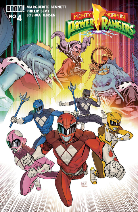 Mighty Morphin Power Rangers (2026) #4 B Variant (Dressed, Sevy) Boom Entertainment Marguerite Bennett Phillip Sevy Phillip Sevy