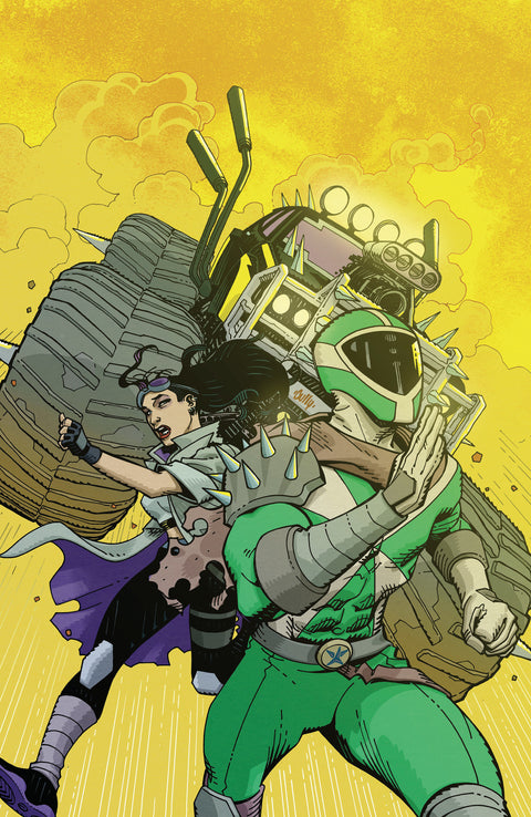 Power Rangers Unlimited #4 E 1:10 INCV Foil Variant (Full Art, Foil, Hamner) 1:10 Boom Entertainment Joey Esposito Federico Sorressa Cully Hamner