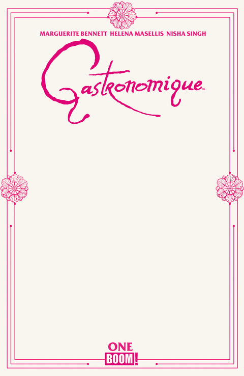 Gastronomique #1 D Blank Sketch Variant Boom Entertainment Marguerite Bennett Helena Masellis 