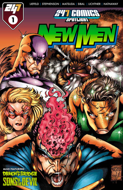 247 COMICS Presents / Spotlight #1 Cover E - NEWMEN Tokyopop Brian Buccellato Larry Hama Jeff Matsuda
