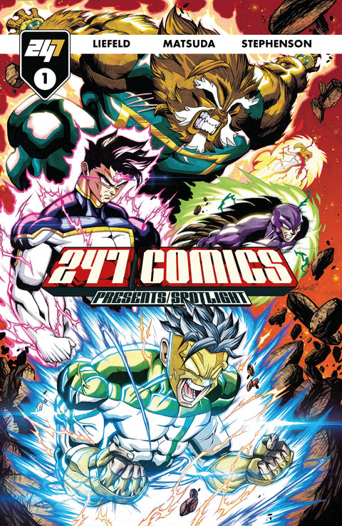 247 Comics Presents / Spotlight #1 Cover F - NEWMEN Manga Var Tokyopop Brian Buccellato Larry Hama Mario Foccillo