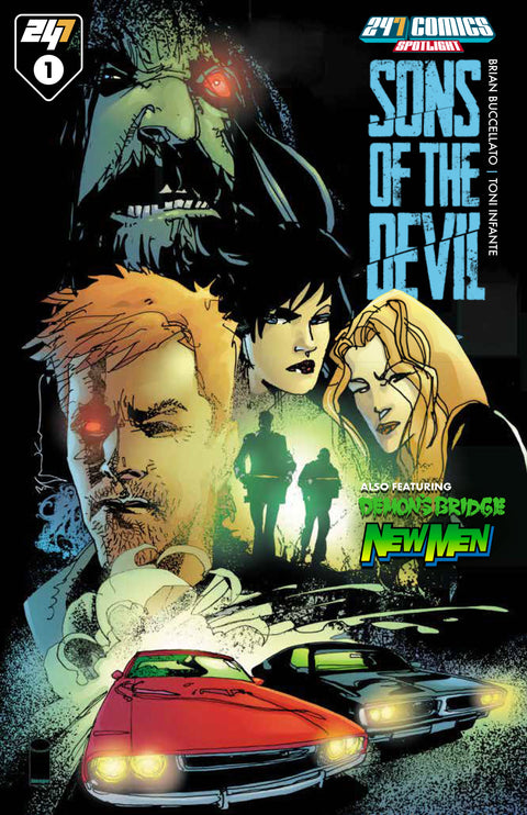 247 COMICS Presents / Spotlight #1 Cover G - Sons of the Devil Tokyopop Brian Buccellato Larry Hama Bill Sienkiewicz