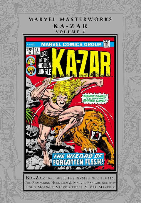 MARVEL MASTERWORKS: KA-ZAR VOL. 4 Marvel Doug Moench Val Mayerik Jack Kirby