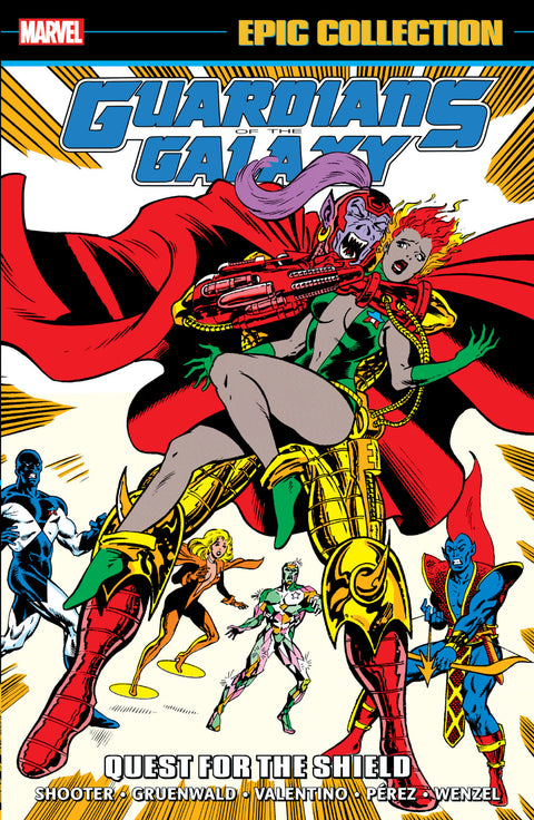 GUARDIANS OF THE GALAXY EPIC COLLECTION: QUEST FOR THE SHIELD Marvel Jim Shooter George Perez Jim Valentino