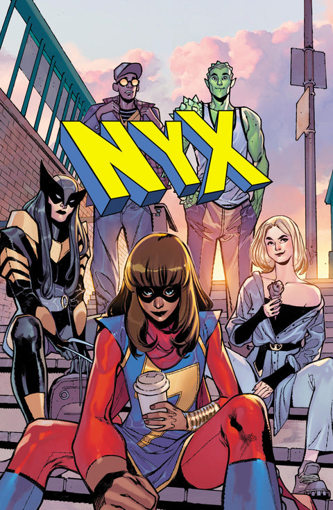 NYX VOL. 1: WHAT COMES NEXT WILL BE MARVELOUS Marvel Collin Kelly Francesco Mortarino Sara Pichelli