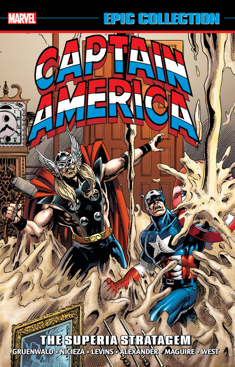 CAPTAIN AMERICA EPIC COLLECTION: THE SUPERIA STRATAGEM [NEW PRINTING] Marvel Mark Gruenwald Rik Levins Rik Levins