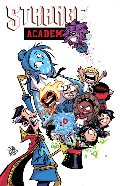 STRANGE ACADEMY OMNIBUS SKOTTIE YOUNG COVER [DM ONLY] Marvel Skottie Young Humberto Ramos Skottie Young