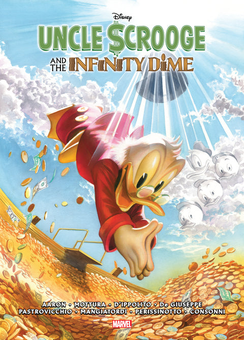 UNCLE SCROOGE AND THE INFINITY DIME GALLERY EDITION ALEX ROSS COVER Marvel Jason Aaron Paolo Mottura Alex Ross