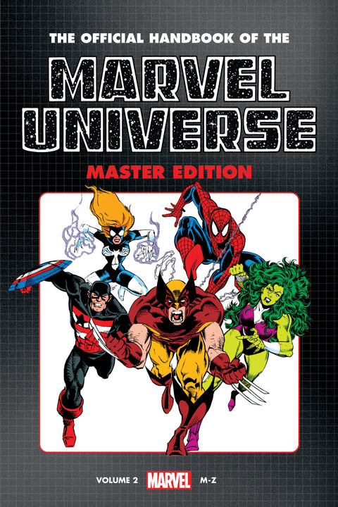 OFFICIAL HANDBOOK OF THE MARVEL UNIVERSE: MASTER EDITION OMNIBUS VOL. 2 HEROES COVER Marvel Len Kaminski Keith Pollard Marvel Various