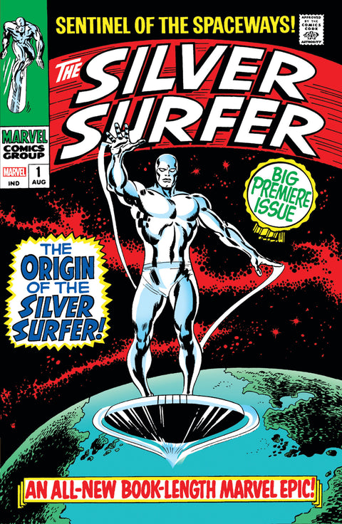 SILVER SURFER OMNIBUS VOL. 1 JOHN BUSCEMA FIRST ISSUE COVER [NEW PRINTING 2] Marvel Stan Lee John Buscema John Buscema