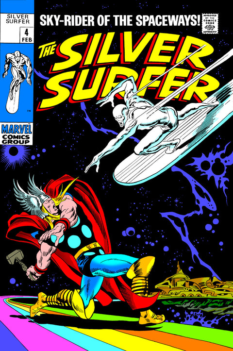 SILVER SURFER OMNIBUS VOL. 1 JOHN BUSCEMA THOR COVER [NEW PRINTING 2, DM ONLY] Marvel Stan Lee John Buscema John Buscema