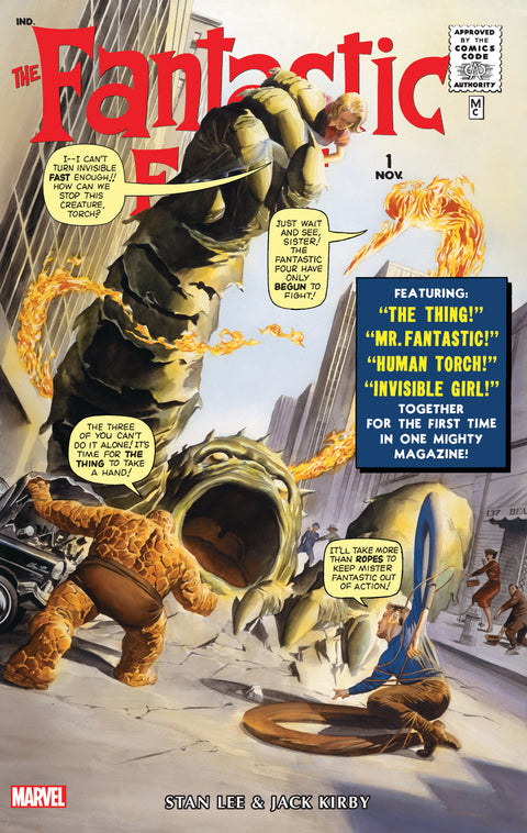 THE FANTASTIC FOUR OMNIBUS VOL. 1 ALEX ROSS COVER [NEW PRINTING 3] Marvel Stan Lee Jack Kirby Alex Ross