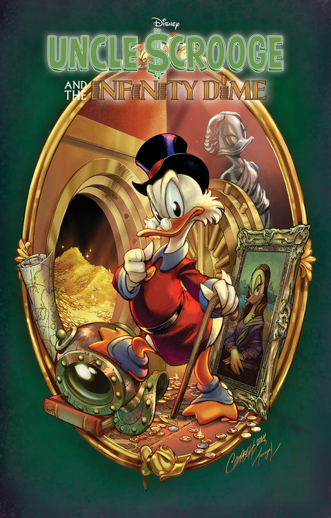 UNCLE SCROOGE AND THE INFINITY DIME GALLERY EDITION J. SCOTT CAMPBELL COVER [DM ONLY] Marvel Jason Aaron Paolo Mottura J Scott Campbell