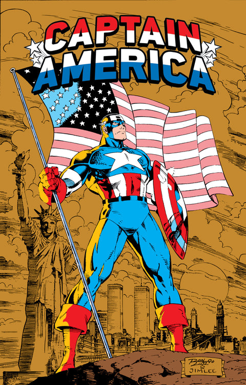 CAPTAIN AMERICA BY MARK GRUENWALD OMNIBUS VOL. 2 RON LIM ANNIVERSARY COVER Marvel Mark Gruenwald Kieron Dwyer Ron Lim