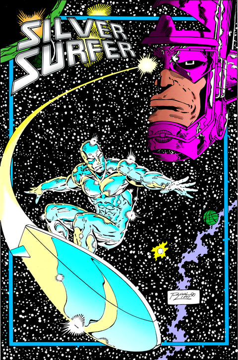 SILVER SURFER: RETURN TO THE SPACEWAYS OMNIBUS RON LIM COVER Marvel John Byrne John Byrne Ron Lim