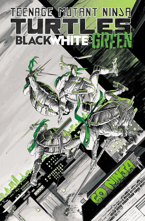 Teenage Mutant Ninja Turtles: Black, White, and Green IDW Publishing Dave Baker  