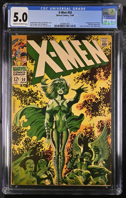 Uncanny X-Men, Vol. 1 #50 (1968) (Cgc 5.0) 2nd Polaris