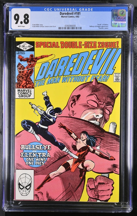 Daredevil, Vol. 1 #181 (1982) (Cgc 9.8) Death Of Elektra