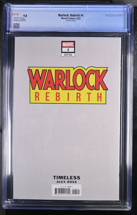 Warlock: Rebirth #1 (CGC 9.8) (2023) Alex Ross Timeless Thanos Variant
