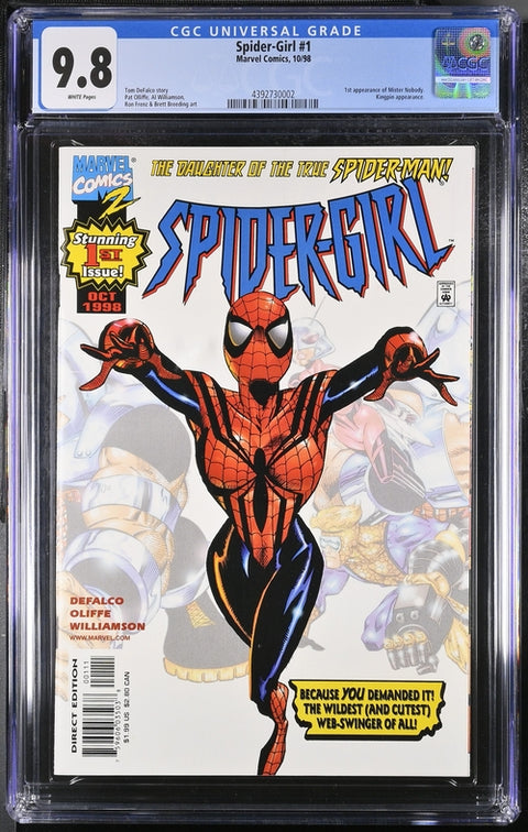 Spider-Girl, Vol. 1 #1 (CGC 9.8) (Cvr A) (1998)   A   Buy & Sell Comics Online Comic Shop Toronto Canada