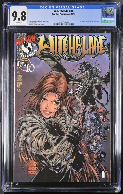Witchblade, Vol. 1 #10 (CGC 9.8) (Cvr A) (1996) 1st Jackie Estacado  A 1st Jackie Estacado  Buy & Sell Comics Online Comic Shop Toronto Canada