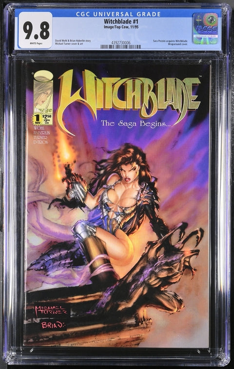Witchblade, Vol. 1 #1 (CGC 9.8) (Cvr A) (1995)   A   Buy & Sell Comics Online Comic Shop Toronto Canada
