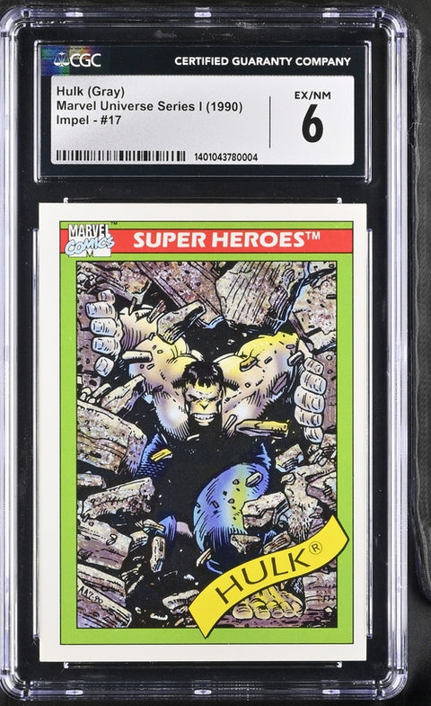 Marvel Universe Series I - Hulk (Gray) #17 (CGC 6.0) (1990) Impel   Impel  Buy & Sell Comics Online Comic Shop Toronto Canada