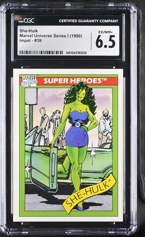 Marvel Universe Series I - She-Hulk #39 (CGC 6.5) (1990) Impel   Impel  Buy & Sell Comics Online Comic Shop Toronto Canada