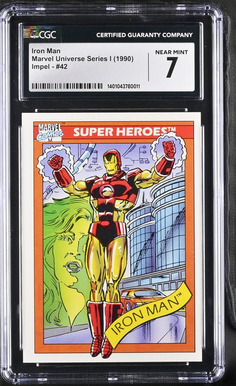 Marvel Universe Series I - Iron Man #42 (CGC 7.0) (1990) Impel   Impel  Buy & Sell Comics Online Comic Shop Toronto Canada