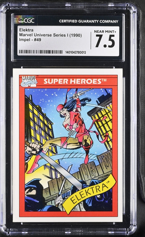 Marvel Universe Series I - Elektra #49 (CGC 7.5) (1990) Impel   Impel  Buy & Sell Comics Online Comic Shop Toronto Canada